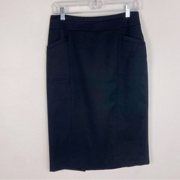 Pendleton Women’s Wool Black Lined Skirt Corpcore Minimalist Academia Size 6 - Picture 1 of 12